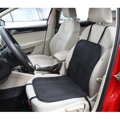 COMPASS Poťah sedadla Black vyhrievaný, 12 V