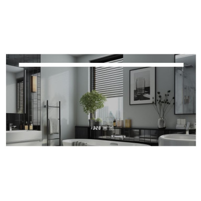 IREDA Kúpeľňové LED zrkadlo s osvetlením, 90 x 70 cm