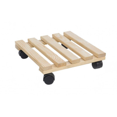 Pojazdný podstavec pod kvetináč 30 x 30 cm