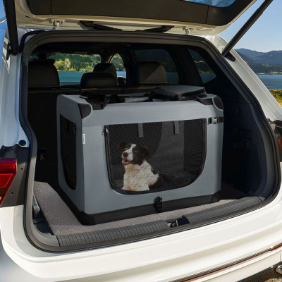 Skladací prepravný box pre psov do auta, veľkosť XL