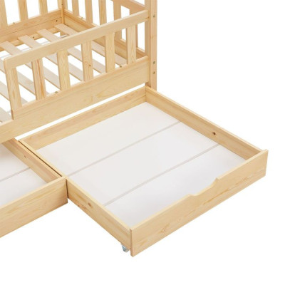 Detská posteľ 80 × 160 cm s úložným priestorom