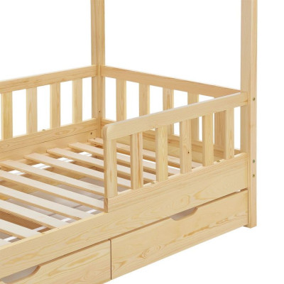 Detská posteľ 80 × 160 cm s úložným priestorom