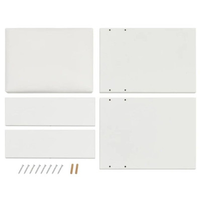 Taburet biely ku kozmetickému stolíku 42 cm s čalúnením