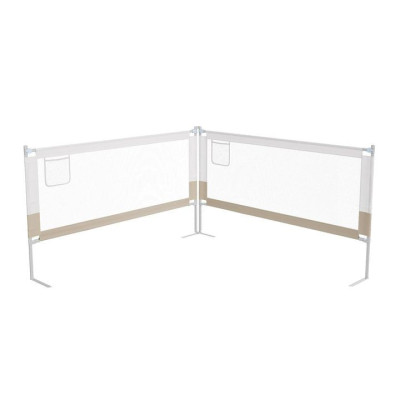 Detská zábrana na posteľ, 180 cm, výškovo nastaviteľná