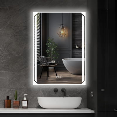 LED kúpeľňové zrkadlo 60 x 80 cm s odmlžovaním