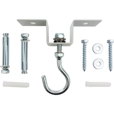 ScSPORTS Stropný držiak na boxovacie vrece, biely