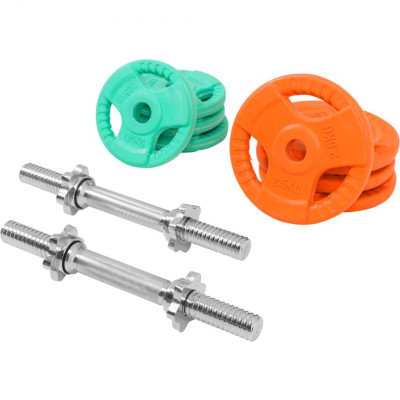 Gorilla Sports Sada činiek s hviezdicovým zámkom, 20 kg