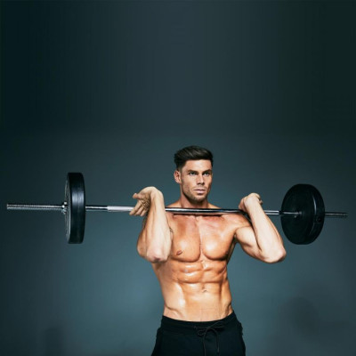 Gorilla Sports Tyč s hviezdicovým zámkom, chróm, 200 cm