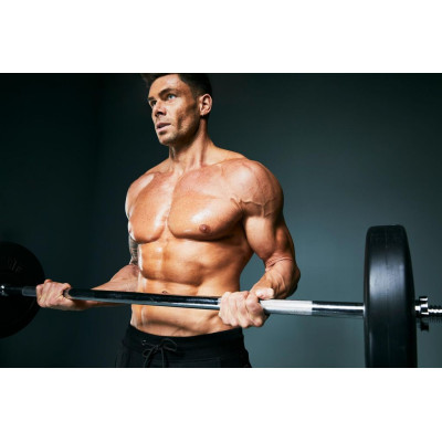 Gorilla Sports Tyč s hviezdicovým zámkom, chróm, 200 cm