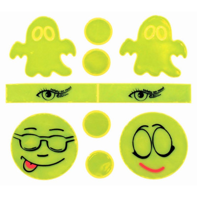 Compass Sada reflexných samolepiek pre deti, 10 ks