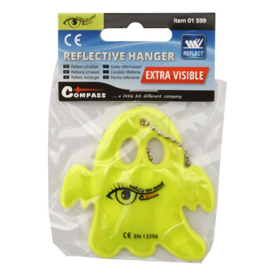 Reflexný prívesok duch, žltý