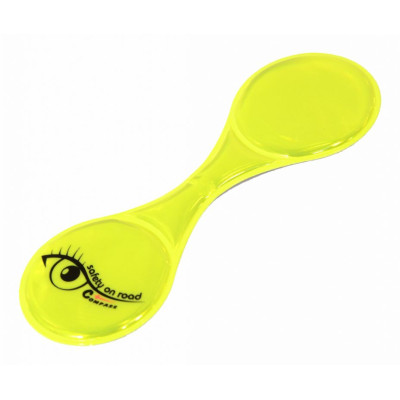 Kompas Reflexný magnetický klip S.O.R., žltý