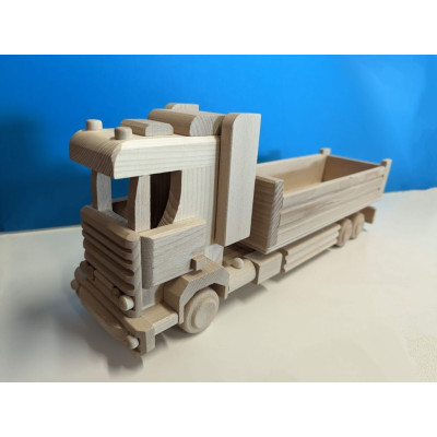 Drevený kamión MAX, 48 x 12 x 19 cm