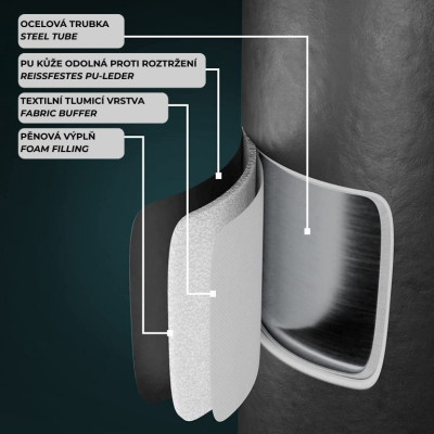 Voľne stojace boxovacie vrece 175 cm – 12 prísaviek