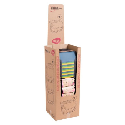 Sada 3 odpadkových košov FRIDA na triedený odpad 3 x 25 l