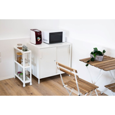 Trojposchodový regál TINA s kolieskami