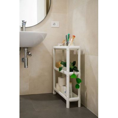 Trojposchodový regál TINA s kolieskami