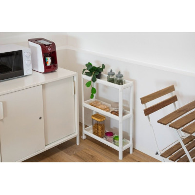 Trojposchodový regál TINA s kolieskami