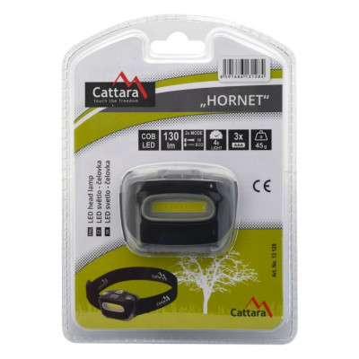 Cattara svietidlo- čelovka HORNET, 130 lm