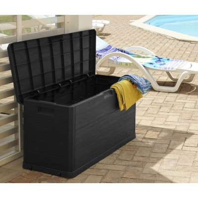 Záhradný plastový box WOODYS 280 L, grafitový