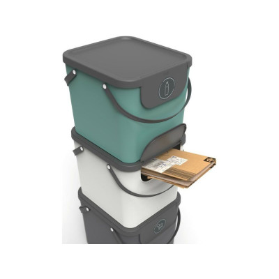 ALBULA box 50L systém na triedenie odpadu - cappuccino