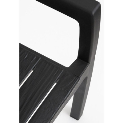 Plastové kreslo RECANATI, grafit