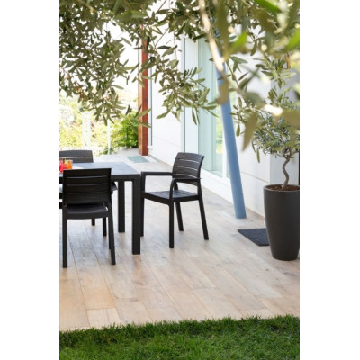 Plastové kreslo RECANATI, grafit