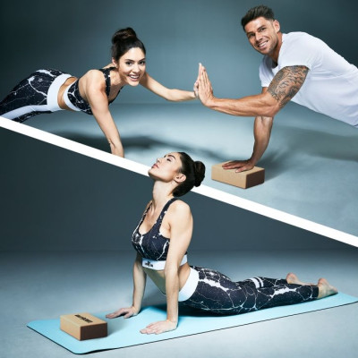 Gorilla Sports Joga kocka z korku