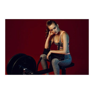 Gorilla Sports Lavica na výpony na lýtka v sede