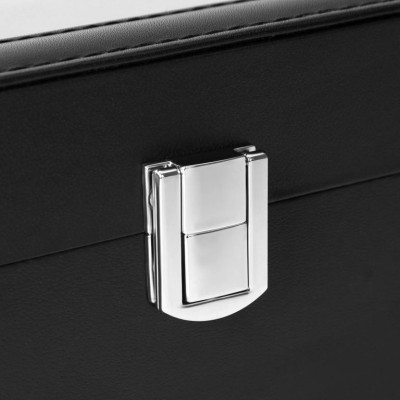 Box na hodinky SONGMICS, 6 priehradok, čierna eko koža