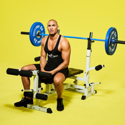 Gorilla Sports Záťažový kotúč, pogumovaný, 20 KG