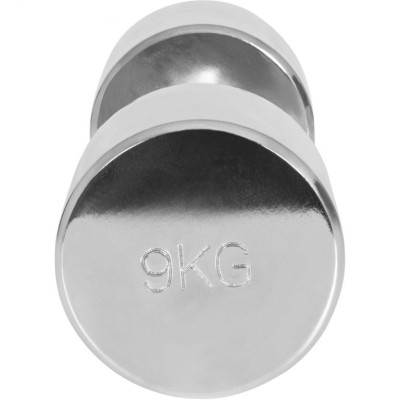 Gorilla Sports Pochrómované jednoručné činky, 2 x 9 kg