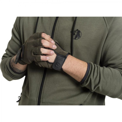 Gorilla Sports Tréningové rukavice, khaki, XS