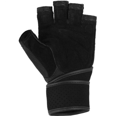 Gorilla Sports Rukavice vrátane bandáže, čierna/červená, S