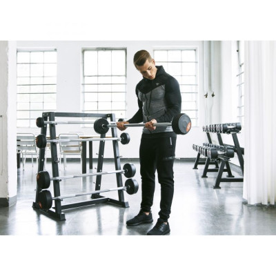 Gorilla Sports Činka s gumovými kotúčmi, 35 kg