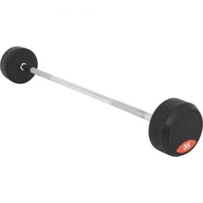 Gorilla Sports Činka s gumovými kotúčmi, 35 kg