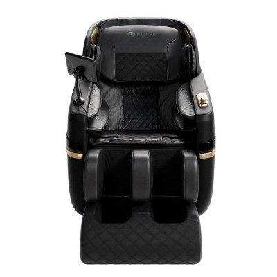 Relaxačné masážne kreslo s vyhrievaním a Bluetooth, čierne