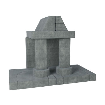 Modulárna detská pohovka s manšestrovým čalúnením, zelená