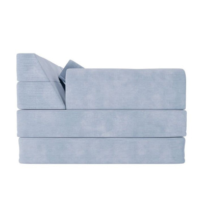 Modulárna detská pohovka s manšestrovým čalúnením, modrá