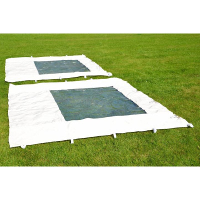 Sada 2 bočných stien pre PROFI záhradný stan 3 x 3 m - champagne