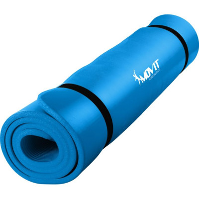 Gymnastická podložka MOVIT 183 x 60 x 1 cm - blankytne modrá