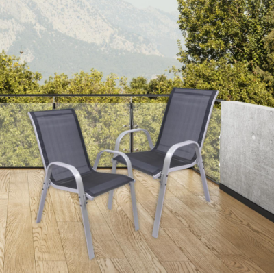 BARI stohovateľná záhradná stolička