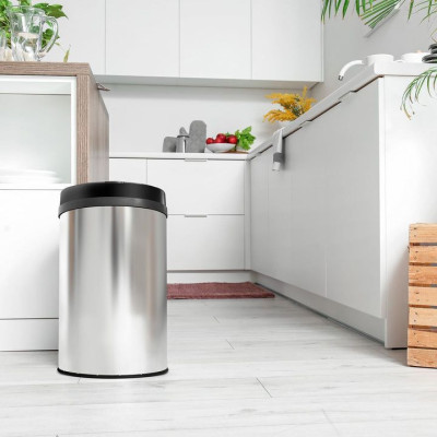Bezdotykový odpadkový kôš 40 l s pohybovým senzorom, nerez