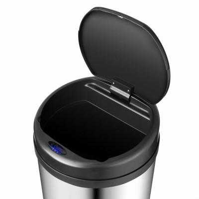 Bezdotykový odpadkový kôš 40 l s pohybovým senzorom, nerez