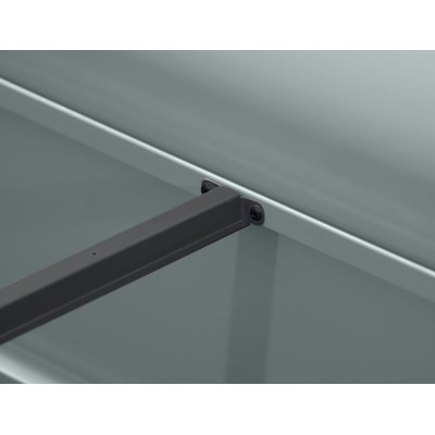 Vyvýšený záhon PREMIUM, plechový,  90 x 90 x 76 cm