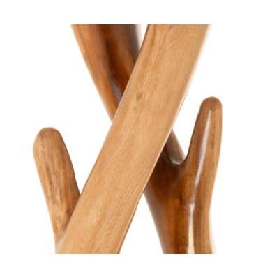 Vešiak DIVERO z masívneho mahagónu, 190 cm