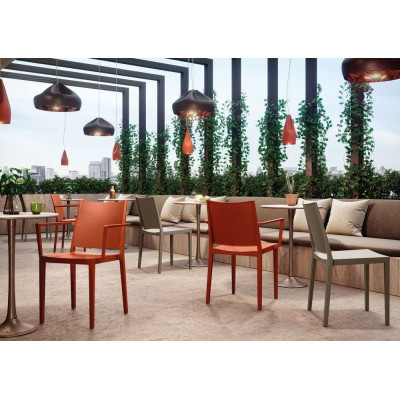 Stolička MOSK, 82 x 46 x 56 cm, tmavošedá