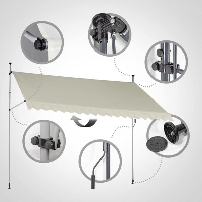 JAGO Upínacia markíza 350 x 80 cm, béžová