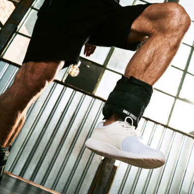 Gorilla Sports Záťažové manžety, čierne, 2 x 3 kg