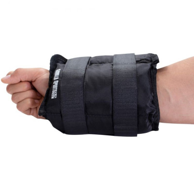 Gorilla Sports Záťažové manžety, čierne, 2 x 3,5 kg